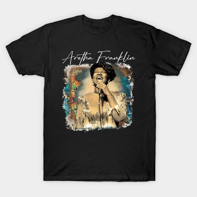 Respect the Queen Vintage Music Legend Tee T-Shirt by Doc Gibby